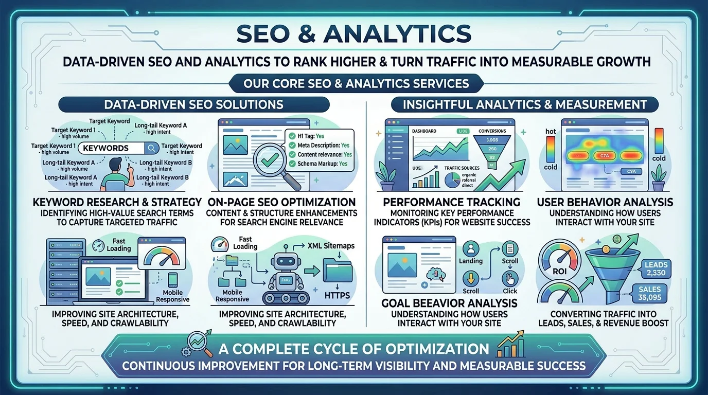 SEO & analytics overview